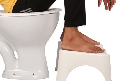 Ergonomic Toilet Stool for Adults and Kids
