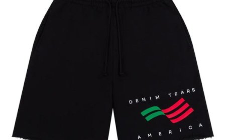 Wearing Denim Tear Shorts Feels Effortless