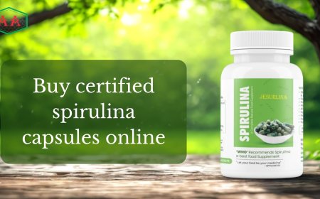Buy Certified Spirulina Capsules Online for Better Wellness