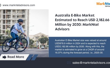 Australia E-Bike Market Outlook: USD 2,182.66 million Target by 2030