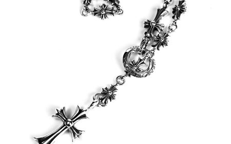 Matching Chrome Hearts Necklaces for Couples