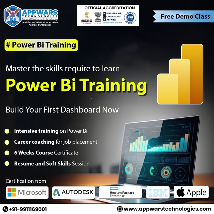 Boost Your Business Insights with Power BI Training in Noida