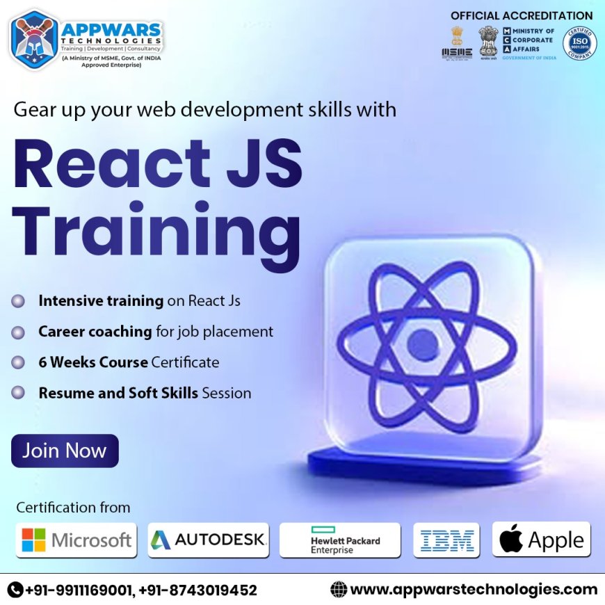 React JS Training in Noida: Build Modern Web Applications
